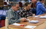 Décompte des voix lors de la présidentielle en Irlande, le 25 octobre 2025 à Dublin