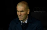 L'entraîneur du Real Madrid Zinedine Zidane lors du clasico remporté par son équipe contre le FC Barcelone (2-0) le 1er mars 2020 au stade Santiago-Bernabeu.