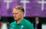 Joe Schmidt, alors sélectionneur de l'Irlande, après la défaite contre la Nouvelle-Zélance lors de la Coupe monde 2019, le 19 octobre à Tokyo