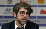Le directeur sportif de l'Olympique lyonnais, le Brésilien Juninho, en conférence de presse à Decines-Charpieu près de Lyon, le 3 juillet 2019