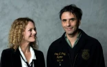 Vanessa Paradis et Samuel Benchetrit, au festival Colcoa à Los Angeles,le 24 avril 2018