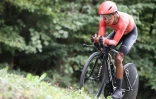Dayer Quintana, de l'équipe Arkea-Samsic, lors du contre-la-montre du Tour de France, le 19 septembre 2020 entre Lure et la Planche des Belles Filles