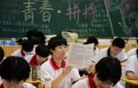Des étudiants pendant une épreuve du gaokao, l'examen national d'entrée à l'université, le 7 juin 2023 à Handan, dans le nord de la Chine