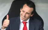 L'entraîneur d'Arsenal Unai Emery lors du match de Ligue Europa, le 19 septembre 2019 à Francfort