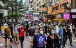 Le mouvement pro-démocratie manifestet dans les rues de Hong Kong, le 24 mai 2020