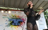 Conchita Wurst à New-York, aux Etats-Unis, le 28 juin 2019