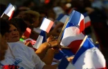 Lors de la visite officielle du président de la République, Jacques Chirac, à La Réunion le jeudi 17, le vendredi 18 et le samedi 19 mai 2001