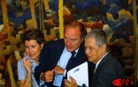 Lors de la visite officielle du président de la République, Jacques Chirac, à La Réunion le jeudi 17, le vendredi 18 et le samedi 19 mai 2001