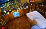 Lors de la visite officielle du président de la République, Jacques Chirac, à La Réunion le jeudi 17, le vendredi 18 et le samedi 19 mai 2001