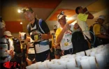 La Crête Saint-Joseph, premier poste de pointage pour les concurrents du Grand raid 2002