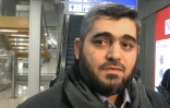 Le négociateur en chef de l'opposition syrienne, Mohammed Allouche, à son arrivée le 1er février 2016 à l'aéroport de Genève