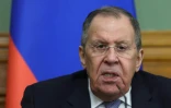 Le ministre russe des Affaires étrangères, Sergueï Lavrov, participe à une conférence de presse, à Moscou, le 18 mai 2026