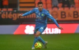 L'attaquant de Marseille Florian Thauvin à Lorient le 24 octobre 2020  