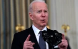 Le président américain Joe Biden le 28 mars 2022 à la Maison Blanche