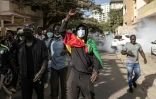 Des manifestants à proximité du Parlement sénégalais à Dakar, le 5 février 2024