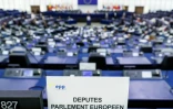 A la tribune du Parlement européen à Strasbourg, le 14 septembre 2021