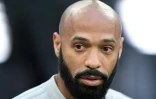 Le Français Thierry Henry, entraîneur assistant de la Belgique, lors de la demi-finale du Mondial en Russie face à la France, à Saint-Pétersbourg, le 10 juillet 2018