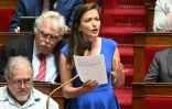 La députée écologiste Marie-Charlotte Garin s'exprime à l'Assemblée nationale, le 6 juin 2023 à Paris
