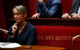 La ministre des Transports Elisabeth Borne, lors du vote à l'Assemblée nationale du projet de loi sur la réforme de la SNCF, le 17 avril 2018
