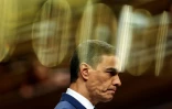 Le Premier ministre espagnol Pedro Sanchez s'exprime devant le Congrès des députés le 17 juillet 2024 à Madrid