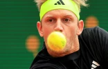 L'Espagnol Alejandro Davidovich Fokina s'est qualifié pour les demi-finales du Masters 1000 de Monte-Carlo en battant l'Australien Alexei Popyrin en quarts le 11 avril 2025
