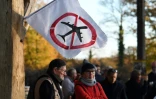 Des opposants au transfert de l'aéroport de Nantes à Notre-Dame-des-Landes, le 26 novembre 2017