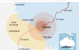 Le cyclone Debbie arrive en Australie