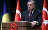 Le président turc Recep Tayyip Erdogan lors d'une conférence de presse à Ankara, le 23 mars 2016