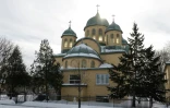 La cathédrale orthodoxe ukrainienne de Sainte-Sophie à Montréal, au Canada, le 27 janvier 2022