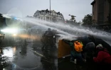Affontements près de la Porte de Vincennes, en fin de manifestation parisienne pour le pouvoir d'achat et les services publics, le 24 octobre 2026