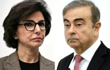 Rachida Dati, le 18 mars 2025 à Paris, et Carlos Ghosn, le 8 janvier 2020 à Beyrouth