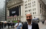 Dara Khosrowshahi, le PDG d'Uber, "excité" pour l'entrée en Bourse de son entreprise