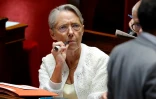 La Première ministre Elisabeth Borne le 18 juillet 2023 à l'Assemblée, à Paris