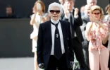 Le couturier allemand de la maison Chanel Karl Lagerfeld à Paris, le 4 juillet 2017
