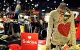 Soldes le 2 janvier 2016 Ă Talanges dans l'est de la France