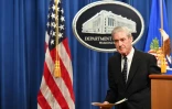 Le procureur spécial en charge de l'enquête russe, Robert Mueller, s'éloigne du pupitre après s'être exprimée pour la première fois publiquement sur l'affaire, à Washington, le 29 mai 2019