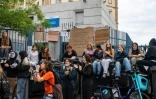 Des lycéens bloquent le lycée Saint-Charles à Marseille, le 1er octobre 2026
