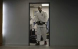 Le judoka français Teddy Riner, qualifié aux JO de Tokyo, le 22 juin 2021 lors d'un entraînement à Paris 