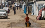 Dans une rue d'al-Mawasi, dans le sud de la bande de Gaza, le 12 août 2025