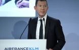 Le directeur général d'Air France-KLM, Benjamin Smith, le 24 mai 2022 à Paris