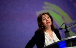 Carole Delga s'exprime lors du congrès du Parti radical de gauche (PRG) le 11 mars 2023 à Labège (Haute-Garonne)