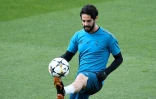 Le milieu de terrain offensif du Real Isco lors d'un entraînement le 30 avril 2018 à Madrid