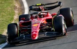 L'Espagnol Carlos Sainz (Ferrari) lors des essais libres du GP des Pays-Bas, le 2 septembre 2022 à Zandvoort 
