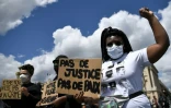 Manifestation place de la Concorde contre les violences policières et le racisme, le 6 juin 2020 à Paris