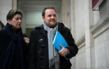 Le fondateur de la société Bygmalion, Bastien Millot, à son arrivée au tribunal correctionnel de Paris, le 14 novembre 2016