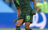 Le milieu du Nigeria John Obi Mikel contre l'Argentine, le 26 juin 2018 à Saint-Pétersbourg