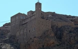 Le monastère Deir Mar Moussa al-Habachi à Nabek dans le nord de la Syrie, le 8 février 2025