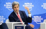 L'émissaire américain pour le climat John Kerry au Forum économique de Davos, le 24 mai 2022 en Suisse