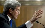 Le secrétaire d'Etat américain John Kerry le 23 février 2016 au Sénat à Washington
