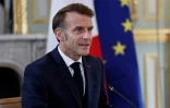 Le président français Emmanuel Macron participe à une vidéoconférence au palais présidentiel de l'Elysée, à Paris, le 15 septembre 2025